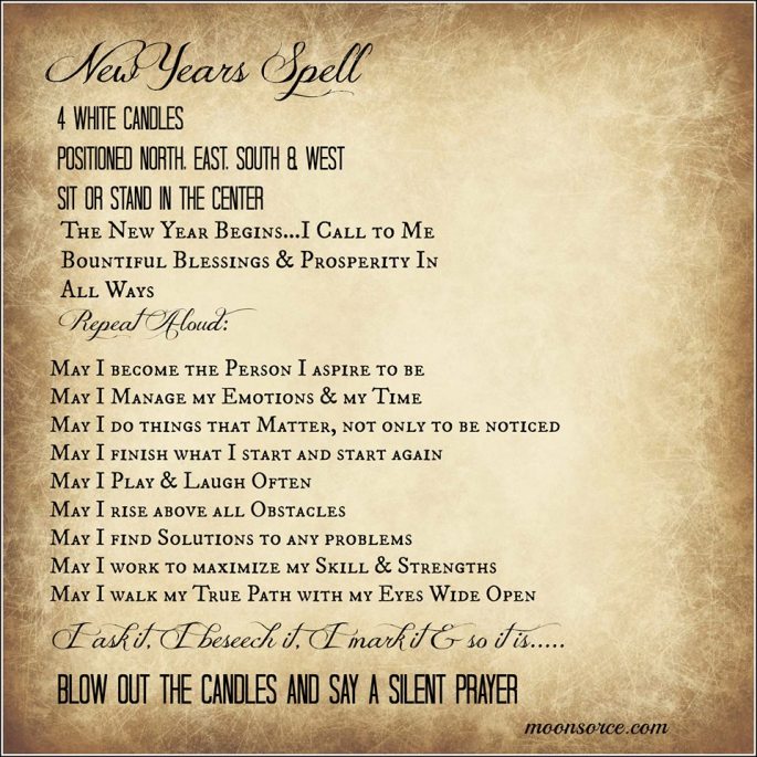 New Years Spell