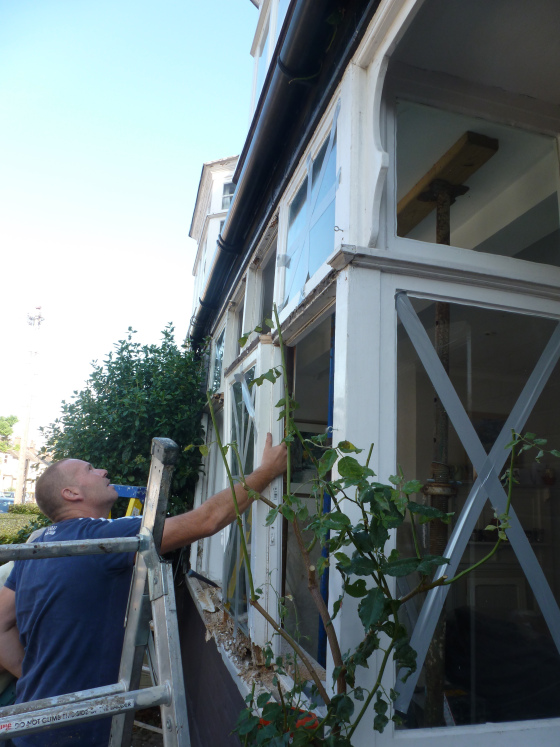 the old rotten frames come out