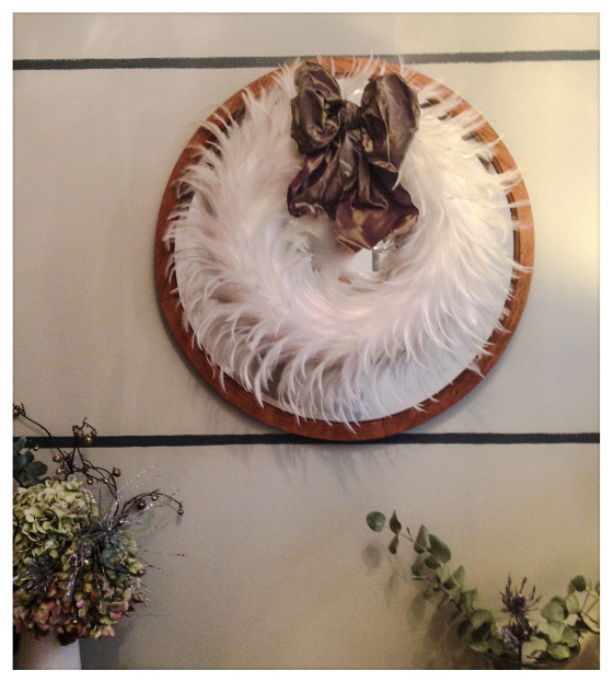 feather wreath